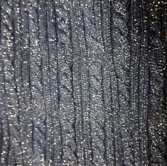 Banana Republic Black Metallic Sweater Women Size M - Picture 3 of 3
